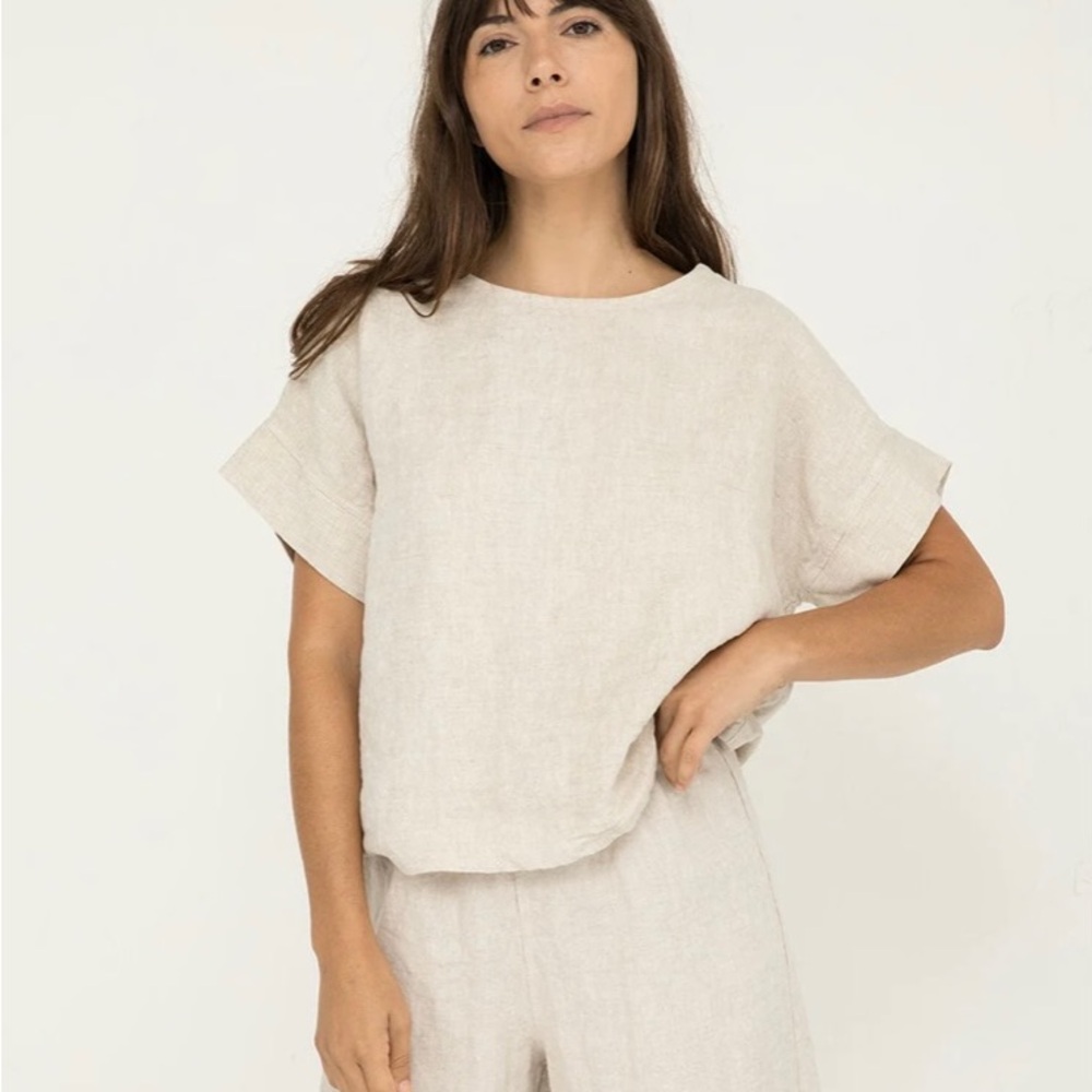 Elizabeth Suzann Linen Georgia Tee